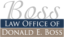 Law Office of Donald E. Boss Linked Logo